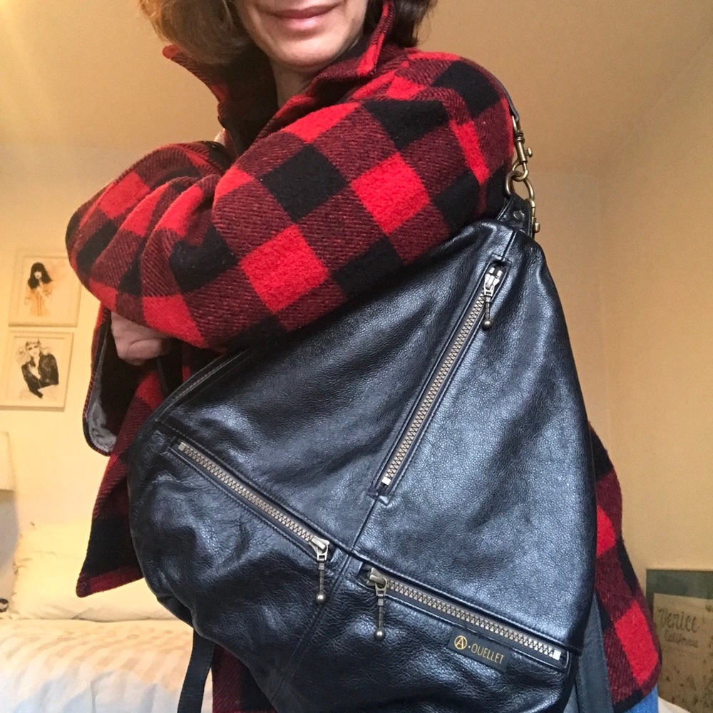 Genuine Leather Backpack -New